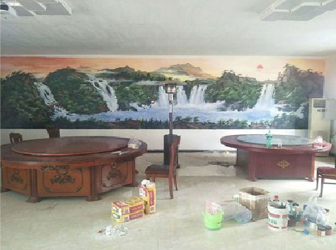 彭州墙绘-写实风景