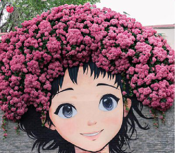 彭州墙体彩绘-网红墙打卡